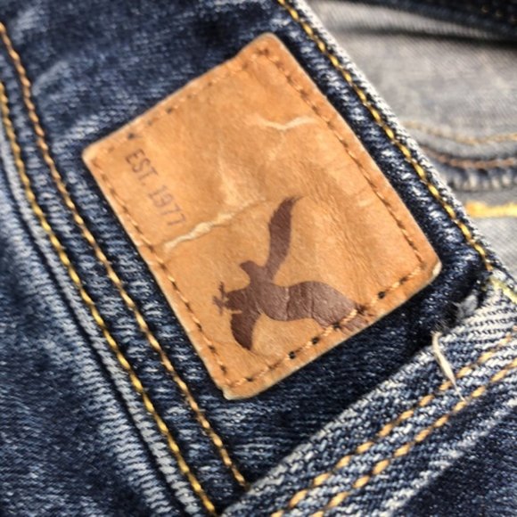 LIKE NEW AMERICAN EAGLE KICK BOOT STRETCH JEANS 426x30 🐎 - Picture 7 of 11